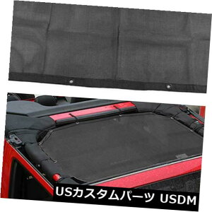 bVgbvJo[ 2007-2018W[vO[JK 2hApEclipseTVF[hbV\tggbvJo[ Eclipse Sunshade Roof Mesh Soft Top Cover For 2007-2018 Jeep Wrangler JK 2 Doors