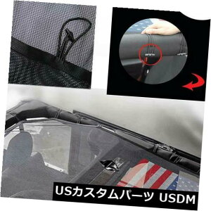bVgbvJo[ čbVTVF[hgbvJo[UVیtBbg07-18W[vO[JK 4D US Flag Roof Mesh Sunshade Top Cover UV Protection Fit 07-18 Jeep Wrangler JK 4D