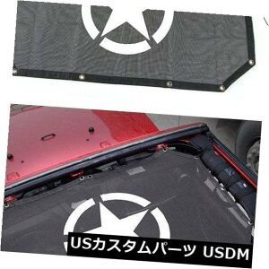 bVgbvJo[ W[vO[JKrLjbVTVF[hn[tgbvJo[StArmy Star Logo 4 Jeep Wrangler JK Bikini Mesh Sun Shade Half Top Cover with Logo Army Star Logo 4
