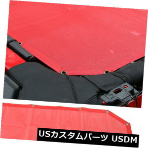 bVgbvJo[ W[vO[JK 2007-17 2hAbhpXN[GNvXgbvJo[bV Sun Shade Screen Eclipse Top Cover Mesh for Jeep Wrangler Jk 2007-17 2-Door Red