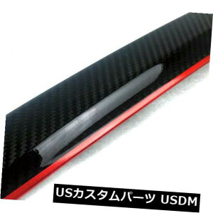 gNbhK[jbV XoWRX STI 4DRZ_phCJ[{t@Co[+bhCgNbhK[jbVg Dry Carbon Fiber + Red Line Trunk Lid Garnish Trim For Subaru WRX STI 4DR Sedan