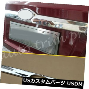 トランクリッドガーニッシュ クロームリアドアゲートテールトランクリッドカバーカバースバルXV 2012-2016用 Chrome Rear Door Gate Tail Trunk Lid Trim Cover Garnish For Subaru XV 2012-2016