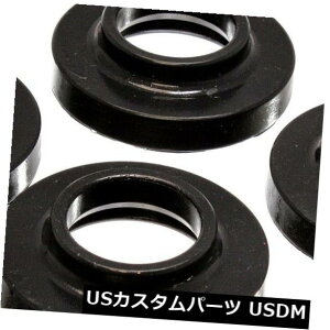 TXyV XvO A GlM[t2.6103G̃RC΂˂̃AC\[^[̈̑OA㕔 Energy Suspension 2.6103G Coil Spring Isolator Set Front.Rear Poly Black