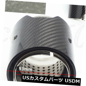 USbLp[c BMW M2 M3 M5|bVhJ[{t@Co[}t[GL][Xg`bvNvI2.36 "60mm 4 For BMW M2 M3 M5 Polished Carbon Fiber Muffler Exhaust Tip Clamp-on 2.36" 60mm 4
