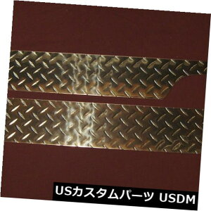 US���b�L�p�[�c 97- 06�W�[�v�����O���[TJ�|���b�V���h�_�C�������h�v���[�g4 1/2���b�J�[�J�o�[�J�b�g�A�E�g�t�� 97- 06 JEEP Wrangler TJ POLISHED DIAMOND PLATE 4 1/2 rocker covers WITH CUT OUTS �y���s�A���i�z