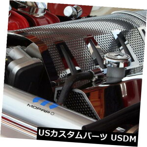 US���b�L�p�[�c �`�������W���[SRT 8�R�����[���J�o�[�|���b�V��/ Perfo rated�i�t�@�N�^�[�G�A�{�b�N�X�j-153025 Challenger SRT 8 Fuel Rail Covers Polished/Perforated (Factor Air Box)-153025 �y���s�A���i�z