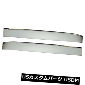 USメッキパーツ 55-59シボレー/ GMCトラックはステンレス鋼のドアガラスの出口の窓の陰を磨きました 55-59 Chevy/GMC Truck Polished Stainless Steel Door Glass Vent Window Shades