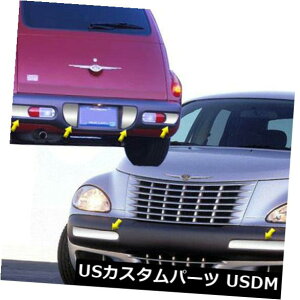 USbLp[c 2001-05NCX[PTN[U[nb`obNɃtBbgꂽop[CT[gg[6pcs] Polished Bumper Insert Trim fit for 2001-05 Chrysler PT Cruiser Hatchback [6pcs]
