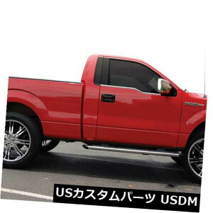 USbLp[c 2009-2013 Ford F-150M[Lupv~AFX 2pc|bVEBhEV[fBO Premium FX 2pc Polished Window Sill Molding for 2009-2013 Ford F-150 Regular Cab