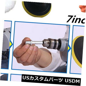 USbLp[c 107 "X|WԗpotpbhLbgZbgRpEh 10Pcs 7"Sponge Polishing Waxing Buffing Pads Kit Set Compound For Auto Car Truck