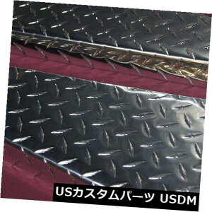 USメッキパーツ 1997-2006ジープTJ研磨ダイヤモンドプレートフェンダーカバー1 1/2インチインチベンド 1997 - 2006 JEEP TJ POLISHED DIAMOND PLATE FENDER covers WITH 1 1/2 " INCH BEND