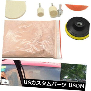 USbLp[c Ԃ̑XNb`[o[KX8 OZ_ZEzC[pbhc[Lbg Car Window Scratch Remover Glass Polishing 8 OZ Cerium Oxide Wheel Pad Tool Kit