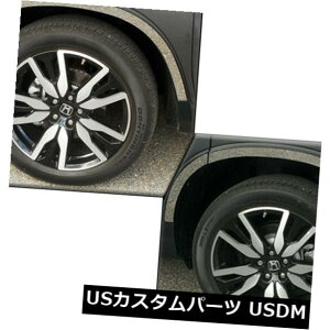 USbLp[c 2016-2019z_pCbgɃtBbgꂽzC[EFANZgg[6pcs] Polished Wheel Well Accent Trim fit for 2016-2019 Honda Pilot [6pcs]