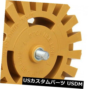 USbLp[c 1s[XԃfJ[c[o[zC[rj[XebJ[ڒ܏SLbg 1Pcs Car Decal Removal Tool Rubber Wheel Vinyl Sticker Glue Eraser Polishing Kit