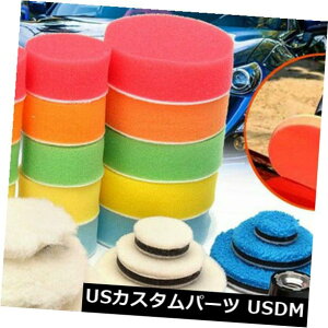 USbLp[c 29PCtbgtH[otpbh|bVOpbhJ[|bV[pX|WE[pbhLbg 29PC Flat Foam Buffing Pads Polishing Pads Sponge Wool Pad Kit For Car Polisher