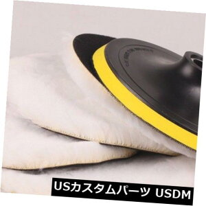 USbLp[c 7 "180mm\tgE[|bVot{lbgpbhLbgJ[|bV[p 7" inch 180mm Soft Wool Clean Polishing Buffing Bonnet Pad Kit for Car Polisher