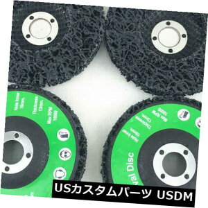 USメッキパーツ 4個4インチグラインダーホイール車塗料錆除去クリーンポリシング46グリット5/8 "コア 4pcs 4'' Grinder Wheels Car Paint Rust Removal Clean Polishing 46-Grit 5/8" Core
