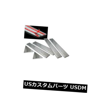 USbLp[c tBbg05-10NCX[300 300CN[hAs[|Xg6PC|bVXeXX`[ Fit 05-10 Chrysler 300 300C Chrome Door Pillar Post 6PC Polished Stainless Steel