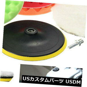 USbLp[c 9PCS 7 "|bVOX|W/E[bNXotpbhRpEhJ[|bV[h 9PCS 7" Polishing Sponge/Woolen Waxing Buffing Pad Compound Car Polisher Drill