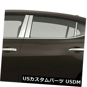 US���b�L�p�[�c 2016-2019���Y�}�L�V�}�̒��|�X�g�J�o�[[�X�e�����X] 6p Pillar Post Covers for 2016-2019 Nissan Maxima [Stainless Steel] 6p �y���s�A���i�z