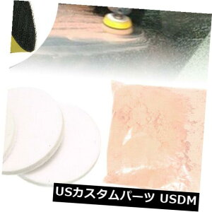 US���b�L�p�[�c �Ԃ̃t�����g�K���X�t�����g/���A�E�B���h�E�K���X�����X�N���b�`�����C���c�[���L�b�g Car Windshield Front/Rear Window Glass Polishing Scratch Removal Repair Tool Kit