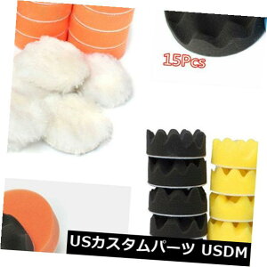USbLp[c 75SUVԃ|bV[3 "Jtȃot|bVX|WpbhLbgjo[T 75 Pcs SUV Car Polisher 3" Colorful Buffing Polishing Sponge Pads Kit Universal
