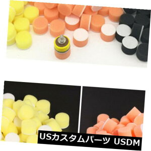 USbLp[c 150X 1 "C`25mmX|WotpbhM6zC[LbgJ[|bV[ 150X 1" Inch 25mm Mixed Sponge Buffing Polishing Pads M6 Wheel Kit Car Polisher