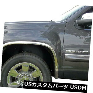 US���b�L�p�[�c 2007-2013 GMC�V�G���t�F���_�[�g����4��-1�N�ۏ� 2007-2013 GMC Sierra Fender Trim 4Pcs - 1 Year Warranty �y���s�A���i�z