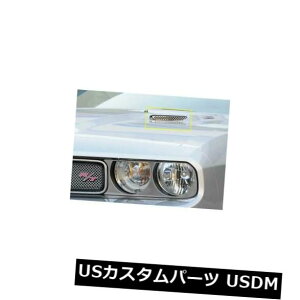 US���b�L�p�[�c �_�b�W�`�������W���[09-14��T-���b�N�X�|���b�V��T1�V���[�Y2pc�t�[�h�X�N�[�v���b�V�����b�N T-Rex Polished T1 Series 2pc Hood Scoop Mesh Look for Dodge Challenger 09-14