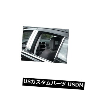USbLp[c _bWLo[2007- 2015 6 pcɓK ꂽXeX|̒ Fits The Dodge Caliber 2007- 2015 6 pc. Polished Stainless Steel Pillar Post