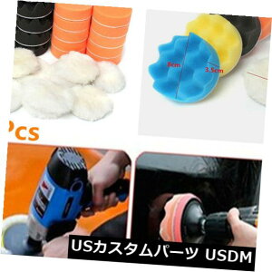 USbLp[c ՓI50x 3 "SUṼ|bV̂߂̑ʂȃot|bVX|WpbhLbg Universal 50x 3" Colorful Buffing Polishing Sponge Pads Kit For Car SUV Polisher