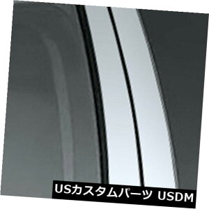 USbLp[c 2017-2019LfbNXT5 SUVɓKs[|XggXeXX`[i4j Pillar Post Trim Stainless Steel (4pc) fit for 2017-2019 Cadillac XT5 SUV