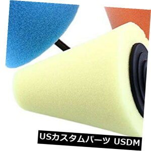 USbLp[c 3{ojVOot|bVX|WX|WpbhԃzC[nuc[VN 3pcs Burnishing Buffing Polishing Cone Sponge Foam Pad Car Wheel Hub Tool Shank