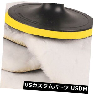 USbLp[c 7 "180mm\tgE[otJ[PAN[|bVOobt@[{lbg|bV[pbh 7" 180mm Soft Wool Buffing Car Care Clean Polishing Buffer Bonnet Polisher Pads