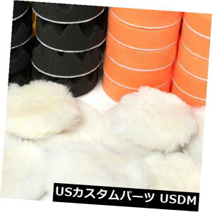 USbLp[c 503C`ԃot|bVObNX|bV[pbhE[X|WzC[Lbg 50Pcs 3" Inch Car Buffing Polishing Waxing Polisher Pads Wool Sponge Wheel Kit