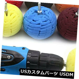 USbLp[c jo[T\tgX|Wot{[dグotpbh80 mm_J[ Universal Soft Sponge Buffing Ball Finishing Buff Polishing Pad 80mm Random colo