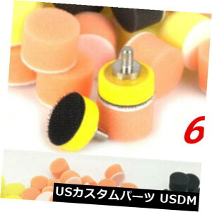 USbLp[c 60pc 1 "25mmotԗp|bV[pbNXX|Wpbh+ 2x M6obJ[ 60pc 1" 25mm Buffing Polishing Waxing Sponge Pads For Car Polisher +2x M6 Backer