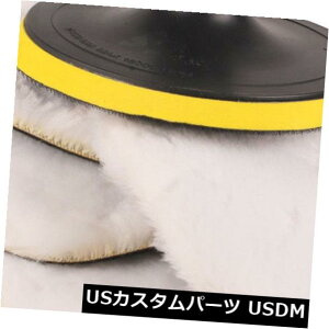USメッキパーツ ユニバーサル7 "180mm車ポリッシャーソフトウールクリーンポリッシングバフボンネットパッドキット Universal 7" 180mm Car Polisher Soft Wool Clean Polishing Buffing Bonnet Pad Kit