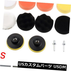 USbLp[c 22̐􂦂錤pbhX|WotLbgjo[TJ[|bV[c[ 22Pcs Washable Polishing Pad Sponge Buffing Kit Universal for Car Polisher Tool