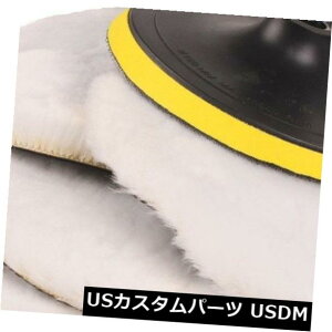USbLp[c 1PCS 7 "zC[pbh+ 4PCS\tgE[pbhHԂ̎N[|bVOotp 1PCS 7" wheel pad +4PCS Soft Wool Pad ? For Car Auto Clean Polishing Buffing
