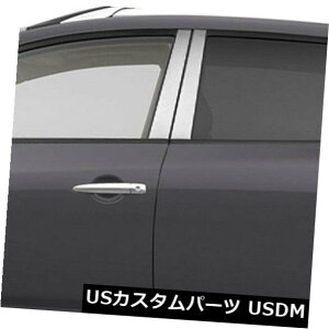 USbLp[c 2009-2014Y[m4driXeX4pcj̒|XgJo[ Pillar Post Covers for 2009-2014 Nissan Murano 4dr (Stainless Steel 4pc)
