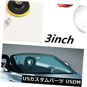 USbLp[c 3 ''C`7s[XOXbNXotpbhLbgԃobt@[hŐݒ 3''inch 7Pcs High Gross Wax Polishing Buffing Pad Kit Car Buffer Set with Drill
