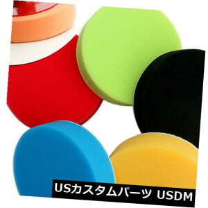 USbLp[c 5x 3 "tbgX|WototpbhpbhLbgJ[I[g|bV[jo[T 5x 3" Flat Sponge Buff Buffing Pad Polishing Pad Kit Car Auto Polisher Universal