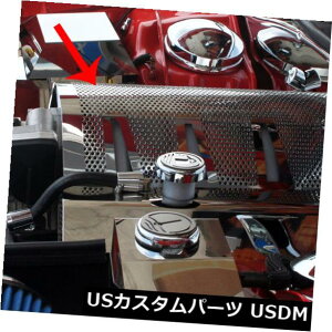 USメッキパーツ チャレンジャー/ Cha rger / Magnum / 30 0 SRT 8-6.1L-153026に穴あきプレナムカバー Challenger/Charger/Magnum/300 SRT 8 - Plenum Cover Perforated for 6.1L-153026