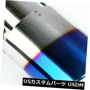 USbLp[c 1̐ID2.5 '' / 60mmԂ̃XeX|̔rCǂ̃}t[̐[̔̑ϋv 1pc Blue ID2.5''/60mm Car Stainless Steel Exhaust Pipe Muffler Tip Tail Durable