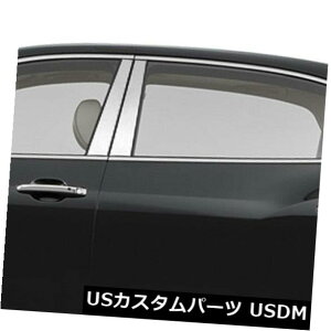 USbLp[c 2012-2017 Hyundai Equus̒|XgJo[iXeX4j Pillar Post Covers for 2012-2017 Hyundai Equus (Stainless Steel 4pc)