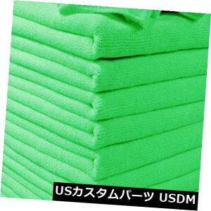 USbLp[c 10XJ[N[jOfBe[}CNt@Co[O[\tgNXEHbV^I|bV_X^[ 10X Car Cleaning Detailing Microfibre Green Soft Cloths Wash Towel Polish Duster