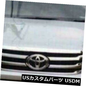 ACC g^nCbNX{2WD 2015-2017N[ACbhtgop[Jo[ggp CHROME EYELID FRONT BUMPER COVER TRIM USE FOR TOYOTA HILUX REVO 2WD 2015 - 2017