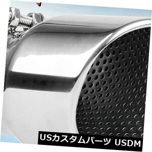 �}�t���[�J�b�^�[ 2.5 �C�����b�g3.5�A�E�g���b�g�{���g�I���f���A���E�H�[���}�t���[�G�L�]�[�X�g�`�b�v�e�[���p�C�v�X�e�����X 2.5 Inlet 3.5 Outlet Bolt On Dual Wall Muffler Exhaust Tip Tailpipe Stainless 