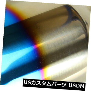 }t[Jb^[ 2.5 "In 4" Outu[o[gGL][XgfIC[XgJbg`bv|bVXeX 2.5"In 4"Out Blue Burnt Exhaust Duo Layer Slant Cut Tip Polished Stainless